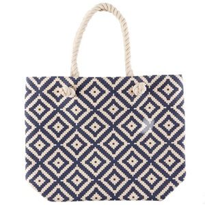 Summer & Rose Navy Diamond Tote